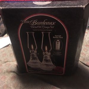 Candle lamps with oil